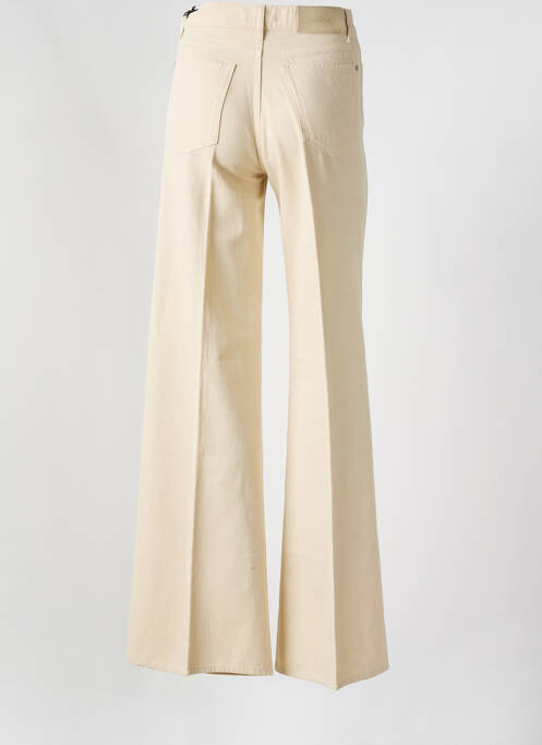 Jean coupe flare beige 7 FOR ALL MANKIND pour femme