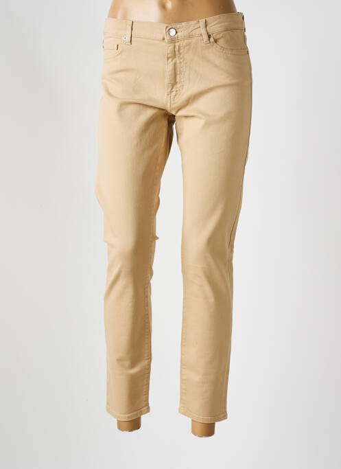 Jeans coupe slim beige HUGO BOSS pour femme