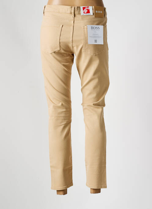 Jeans coupe slim beige HUGO BOSS pour femme