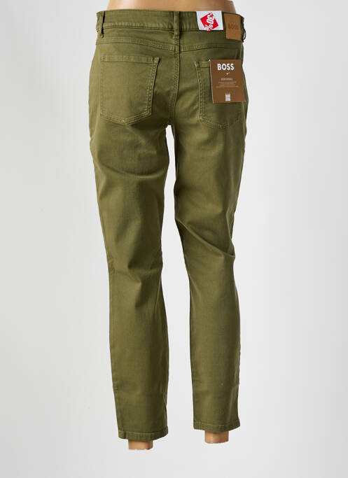 Jeans coupe slim vert HUGO BOSS pour femme