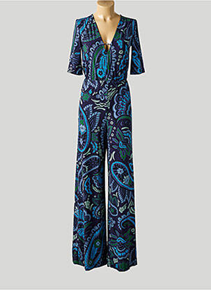 Combi-pantalon manches courtes manches courtes violet SIYU femme