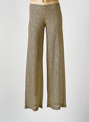 Pantalon flare stretch beige SIYU femme
