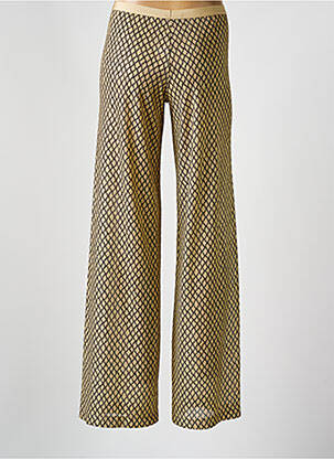 Pantalon flare stretch beige SIYU femme