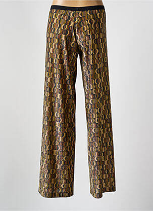 Pantalon flare stretch vert SIYU femme