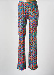 Pantalon flare stretch taille normale vert SIYU femme