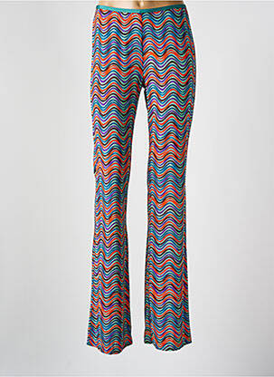 Pantalon flare stretch taille normale vert SIYU femme