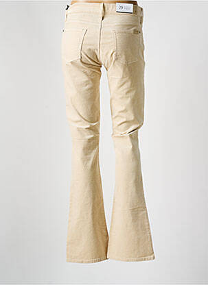 Pantalon flare stretch taille normale beige 7 SEASONS femme