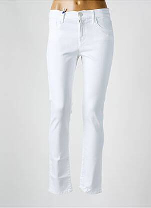 Jeans coupe slim stretch taille normale blanc JACOB COHEN femme