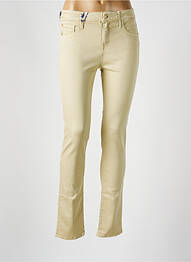 Jeans coupe slim stretch taille normale beige JACOB COHEN femme