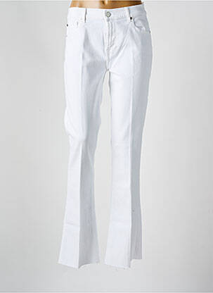 Jeans bootcut taille normale taille normale blanc 7 FOR ALL MANKIND femme