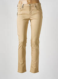 Jeans coupe slim taille basse taille basse beige JACOB COHEN femme