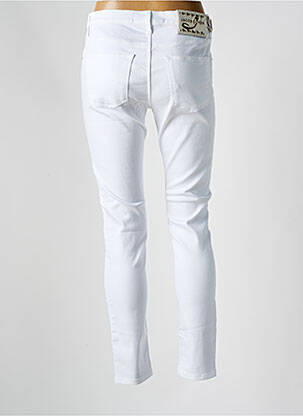 Jeans coupe slim stretch taille normale blanc JACOB COHEN femme