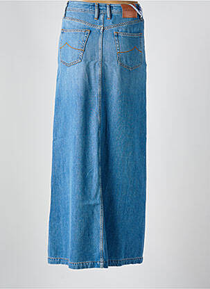 Jupe mi-longue stretch bleu JACOB COHEN femme