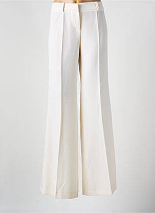 Pantalon flare beige DMN pour femme