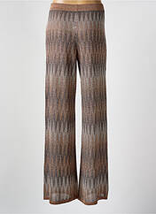 Pantalon flare marron D.EXTERIOR pour femme seconde vue