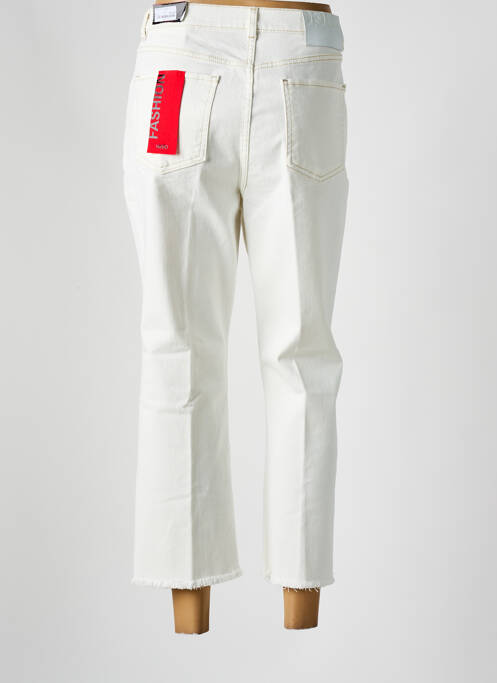 Jeans coupe droite beige HUGO BOSS pour femme