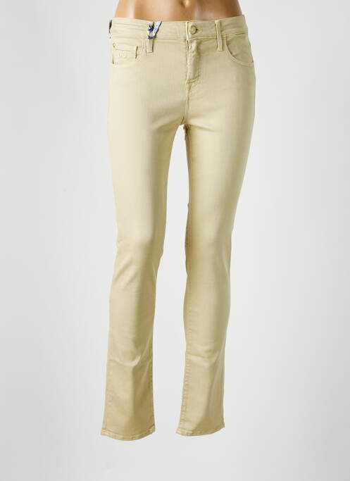 Jeans coupe slim beige JACOB COHEN pour femme