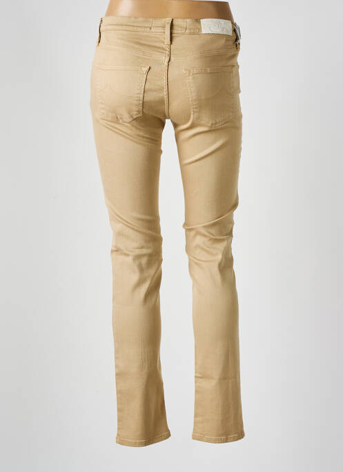 Jeans coupe slim beige JACOB COHEN pour femme
