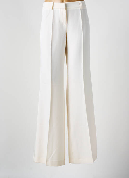 Pantalon flare beige DMN pour femme