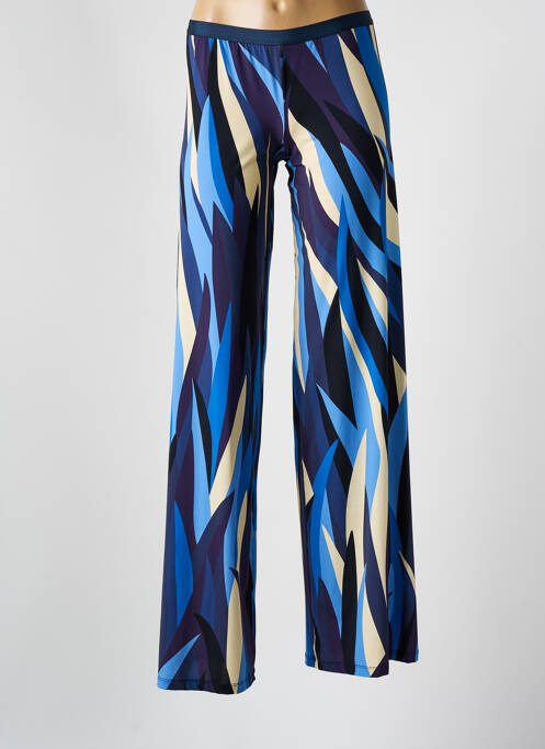 Pantalon flare bleu SIYU pour femme
