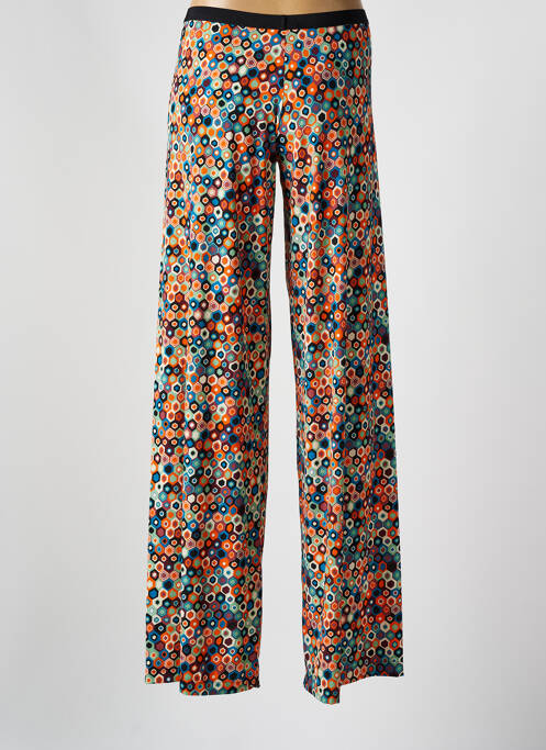 Pantalon flare orange SIYU pour femme