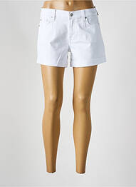 Short tissage denim taille normale blanc 7 FOR ALL MANKIND femme