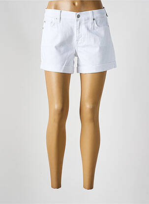 Short tissage denim taille normale blanc 7 FOR ALL MANKIND femme