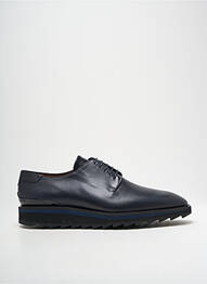 Derbies tissage satiné bout rond bleu PIGATO homme