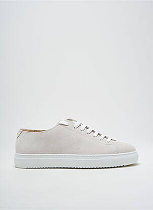 Baskets nubuck bout rond beige DOUCAL S unisexe