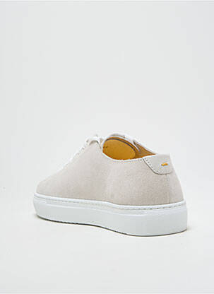 Baskets nubuck bout rond beige DOUCAL S unisexe