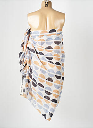 Paréo tissage popeline blanc BAGATELLE FRANCE femme