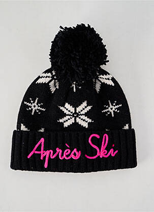 Bonnet stretch noir MC2 SAINT BARTH femme