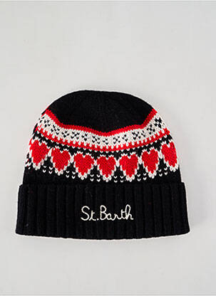 Bonnet stretch noir MC2 SAINT BARTH femme