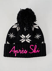 Bonnet noir MC2 SAINT BARTH pour femme seconde vue