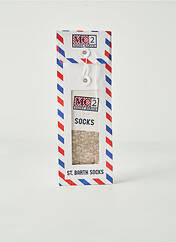 Chaussettes beige MC2 SAINT BARTH pour femme seconde vue