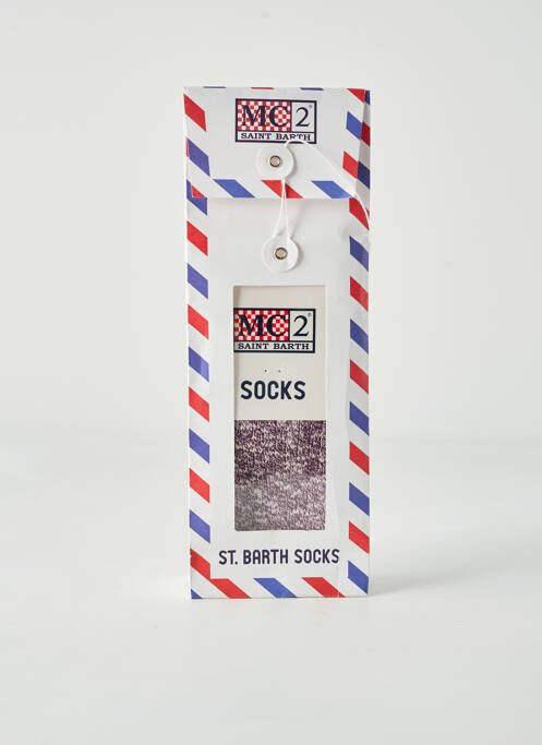 Chaussettes violet MC2 SAINT BARTH pour femme