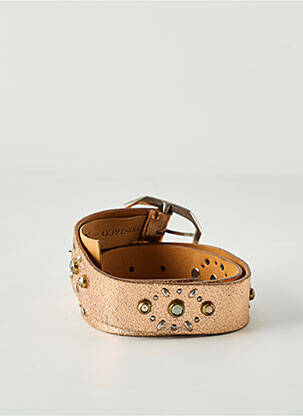 Ceinture effet matière satinée or POST & CO femme