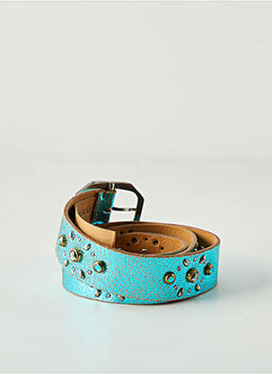 Ceinture effet matière satinée bleu POST & CO femme