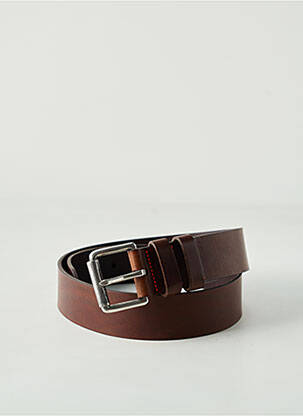 Ceinture effet matière satinée marron PAUL SMITH femme