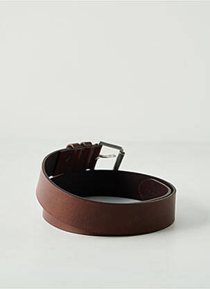 Ceinture effet matière satinée marron PAUL SMITH femme