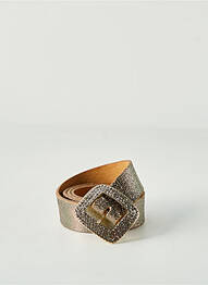 Ceinture effet usé argent POST & CO femme