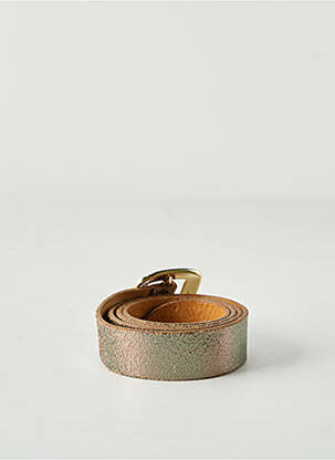 Ceinture effet matière satinée argent POST & CO femme