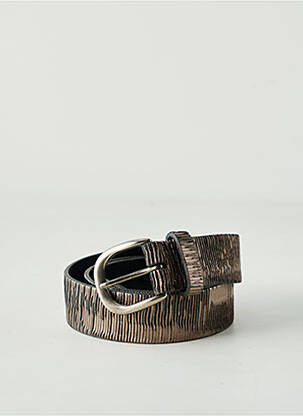 Ceinture effet usé marron POST & CO femme