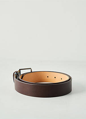Ceinture effet matière satinée marron PAUL SMITH femme