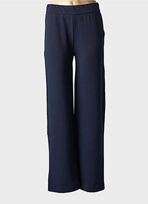 Pantalon flare stretch taille normale bleu BASE LEVEL femme