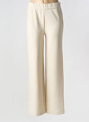 Pantalon flare stretch taille normale beige BASE LEVEL femme