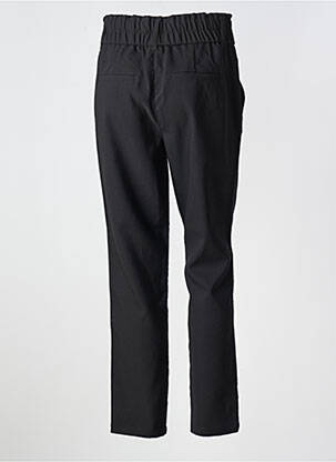 Pantalon chino fermeture zippée sous rabat boutonné taille haute noir STREET ONE femme
