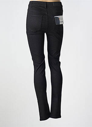 Jeans skinny taille haute taille haute noir BASE LEVEL femme