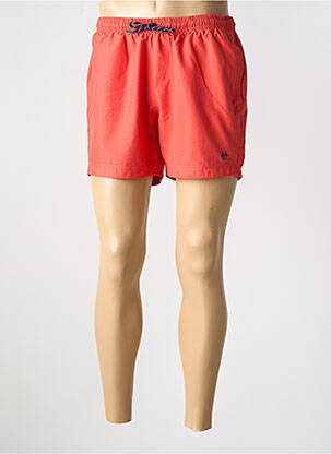 Short de bain fermeture liens à nouer orange HUBLOT homme