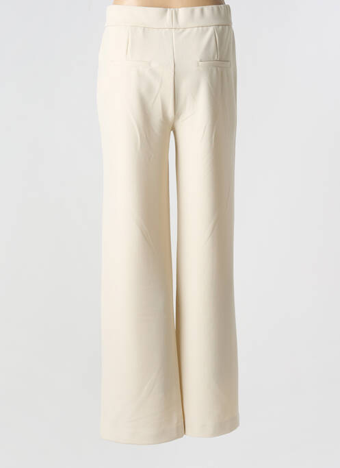 Pantalon flare stretch taille normale beige BASE LEVEL femme